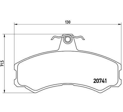 P A6 024
BREMBO
Klocki hamulcowe
