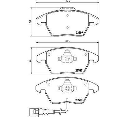 P 85 075X
BREMBO
Klocki hamulcowe
