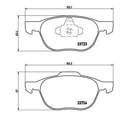 P 24 061X
BREMBO
Klocki hamulcowe
