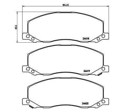 P 59 058
BREMBO
Klocki hamulcowe
