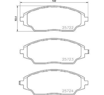 P 10 070
BREMBO
Klocki hamulcowe
