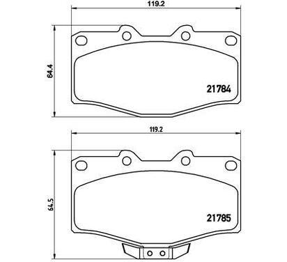 P 83 095
BREMBO
Klocki hamulcowe
