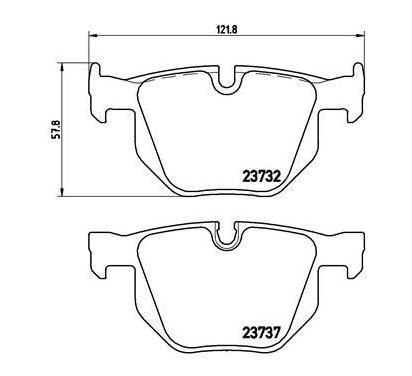 P 06 033X
BREMBO
Klocki hamulcowe
