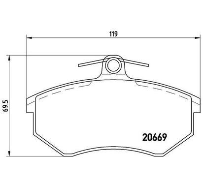 P 85 093
BREMBO
Klocki hamulcowe
