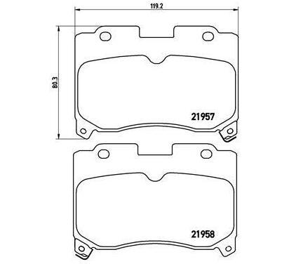 P 83 090
BREMBO
Klocki hamulcowe
