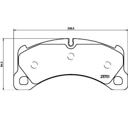 P 65 033
BREMBO
Klocki hamulcowe
