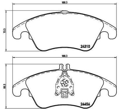 P 50 069X
BREMBO
Klocki hamulcowe
