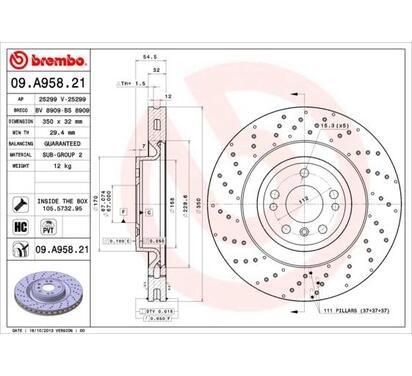 09.A958.21
BREMBO
Tarcza hamulcowa
