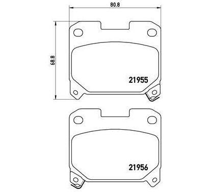 P 83 091
BREMBO
Klocki hamulcowe
