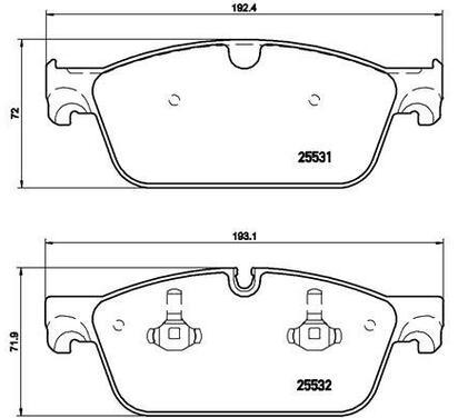 P 50 102X
BREMBO
Klocki hamulcowe
