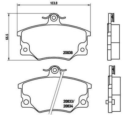 P 23 017
BREMBO
Klocki hamulcowe
