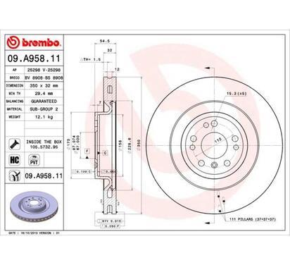 09.A958.11
BREMBO
Tarcza hamulcowa
