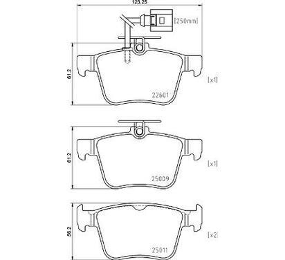 P 85 162
BREMBO
Klocki hamulcowe
