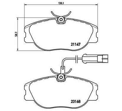 P 23 066
BREMBO
Klocki hamulcowe
