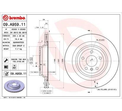 09.A959.11
BREMBO
Tarcza hamulcowa
