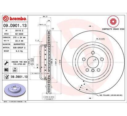 09.D901.13
BREMBO
Tarcza hamulcowa
