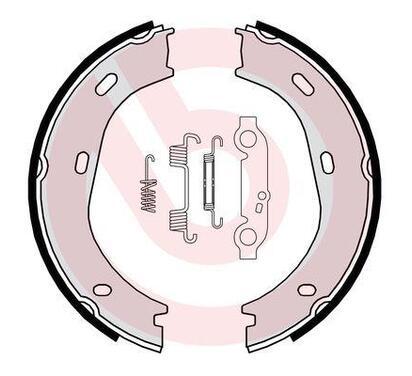 S 50 501
BREMBO
Zestaw szczęk hamulcowych, hamulec postojowy
