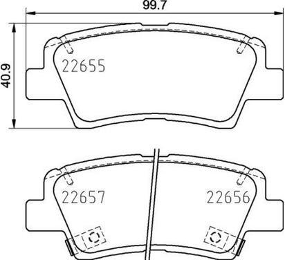 P 30 103
BREMBO
Klocki hamulcowe
