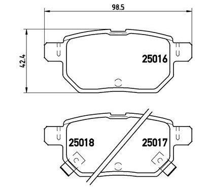 P 83 133
BREMBO
Klocki hamulcowe
