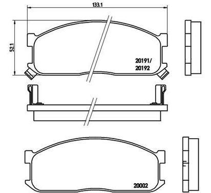 P 49 010
BREMBO
Klocki hamulcowe
