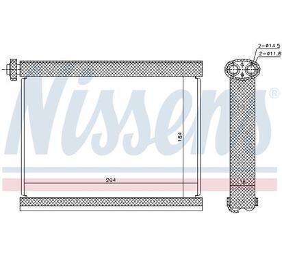 92317
NISSENS
Parownik, klimatyzacja
