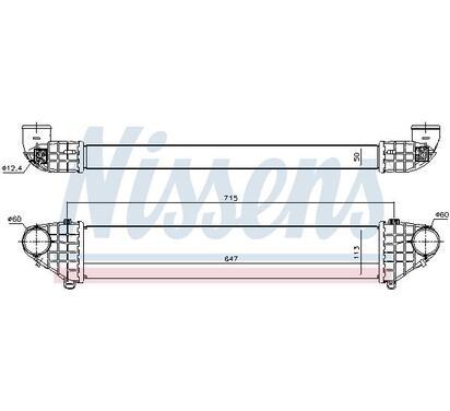 96722
NISSENS
Chłodnica powietrza doładowującego, intercooler
