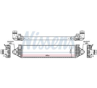 961476
NISSENS
Chłodnica powietrza doładowującego, intercooler
