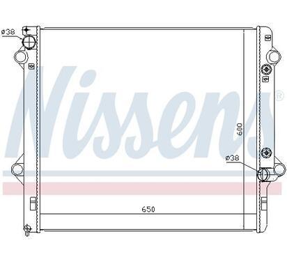 646888
NISSENS
Chłodnica, układ chłodzenia silnika
