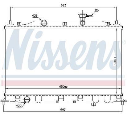 67509
NISSENS
Chłodnica, układ chłodzenia silnika
