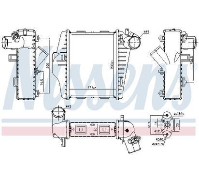 96177
NISSENS
Chłodnica powietrza doładowującego, intercooler
