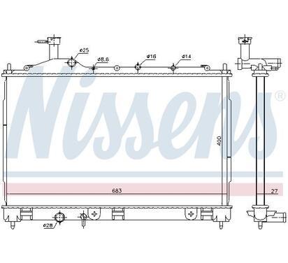 628987
NISSENS
Chłodnica, układ chłodzenia silnika
