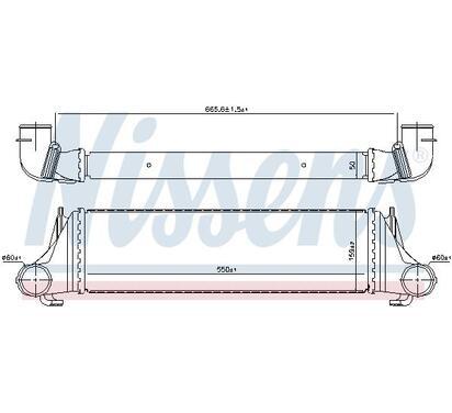 96388
NISSENS
Chłodnica powietrza doładowującego, intercooler
