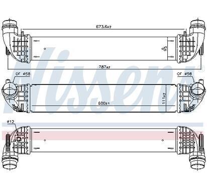 96140
NISSENS
Chłodnica powietrza doładowującego, intercooler
