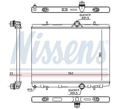 636043
NISSENS
Chłodnica, układ chłodzenia silnika

