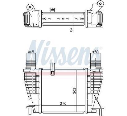 96396
NISSENS
Chłodnica powietrza doładowującego, intercooler
