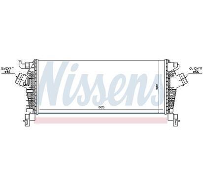 96454
NISSENS
Chłodnica powietrza doładowującego, intercooler
