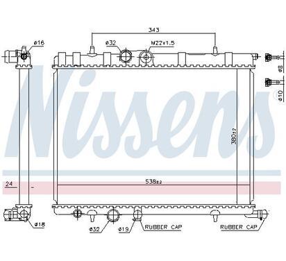 63502A
NISSENS
Chłodnica, układ chłodzenia silnika
