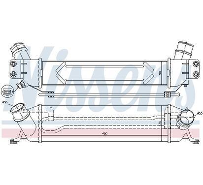 96459
NISSENS
Chłodnica powietrza doładowującego, intercooler
