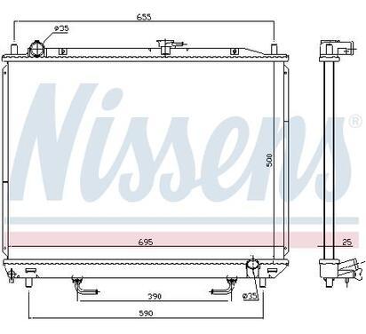 628985
NISSENS
Chłodnica, układ chłodzenia silnika
