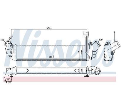 96198
NISSENS
Chłodnica powietrza doładowującego, intercooler
