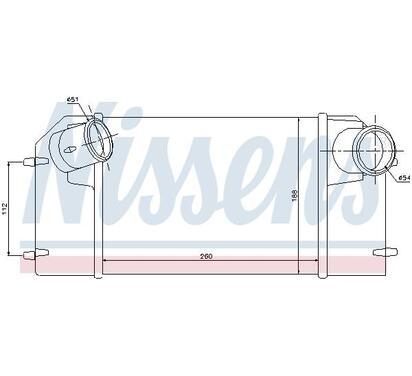 96489
NISSENS
Chłodnica powietrza doładowującego, intercooler
