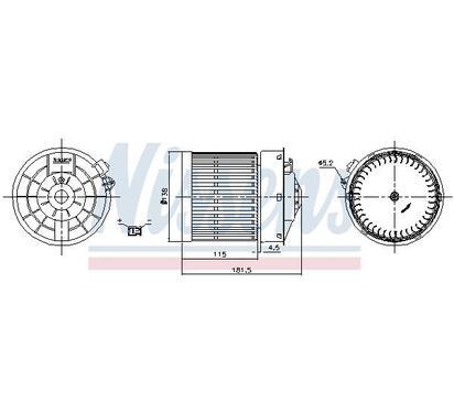 87722
NISSENS
Wentylator wewnętrzny
