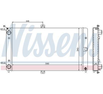 623552
NISSENS
Chłodnica, układ chłodzenia silnika
