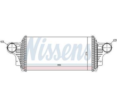 96438
NISSENS
Chłodnica powietrza doładowującego, intercooler
