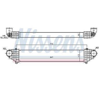 96474
NISSENS
Chłodnica powietrza doładowującego, intercooler
