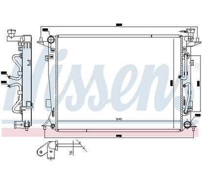 606553
NISSENS
Chłodnica, układ chłodzenia silnika

