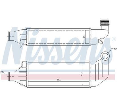 96694
NISSENS
Chłodnica powietrza doładowującego, intercooler
