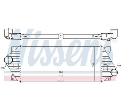 96206
NISSENS
Chłodnica powietrza doładowującego, intercooler
