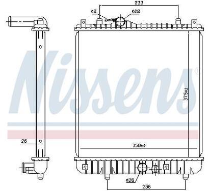 630787
NISSENS
Chłodnica, układ chłodzenia silnika
