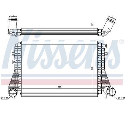 96493
NISSENS
Chłodnica powietrza doładowującego, intercooler
